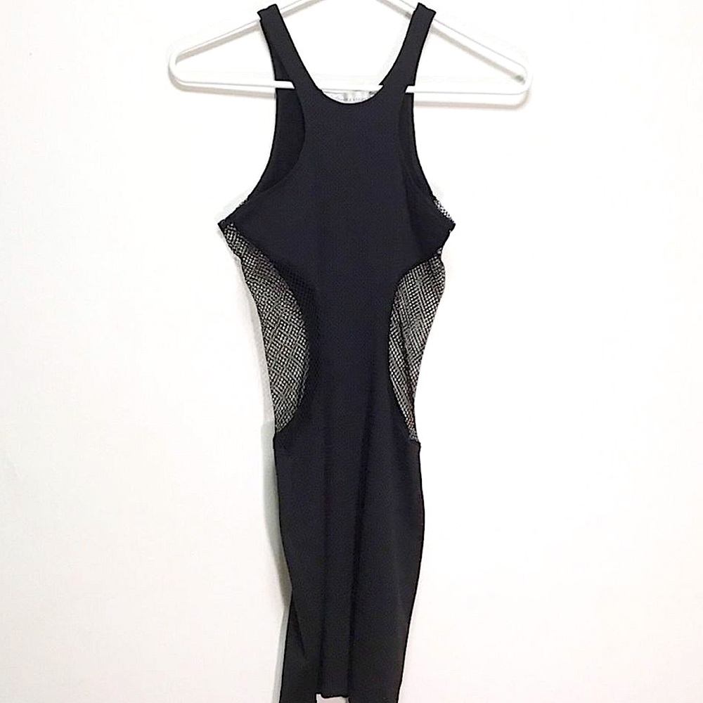 NEW Lovers + Friends Black Fishnet Dress - Picture 4 of 8
